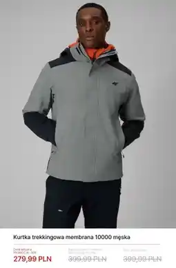 4F Kurtka trekkingowa membrana 10000 męska 4F oferta