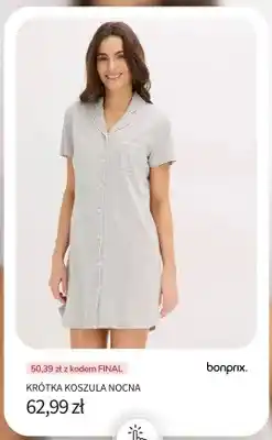 BonPrix Koszula nocna krótka Bonprix oferta