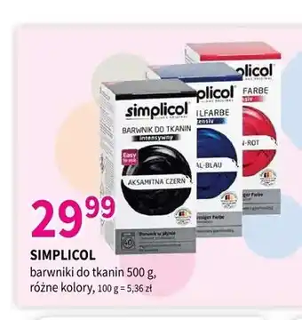 Barwnik do tkanin Simplicol