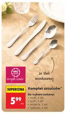 Biedronka Komplet sztućców noże MG Home 2-pak oferta