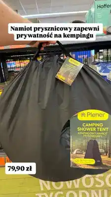 Biedronka Kempingowy namiot prysznicowy Plener oferta