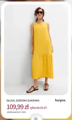 BonPrix Sukienka długa szeroka Bonprix oferta