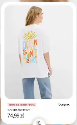 BonPrix T-shirt oversize Bonprix oferta