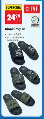 Biedronka Klapki męskie Clevé oferta