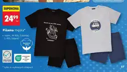 Biedronka Piżama męska Clevé czarna oferta