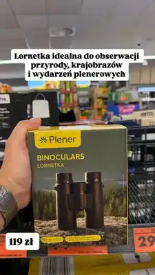 Biedronka Lornetka Plener 10x42 oferta