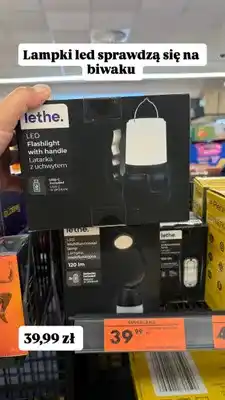 Biedronka Latarka LED z uchwytem Lethe oferta