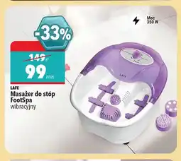 Biedronka Masażer do stóp Lafe FootSpa wibracyjny oferta
