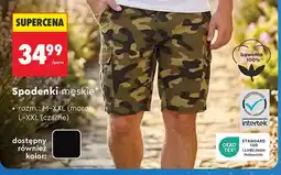 Biedronka Spodenki męskie Clevé moro oferta