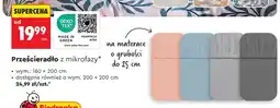 Biedronka Prześcieradło z mikrofazy Smukee 160x200 cm oferta