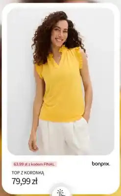BonPrix Top z koronką Bonprix oferta