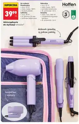 Biedronka Miniprostownica do włosów Hoffen oferta