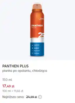 Rossmann PANTHEN PLUS pianka po opalaniu, chłodząca oferta