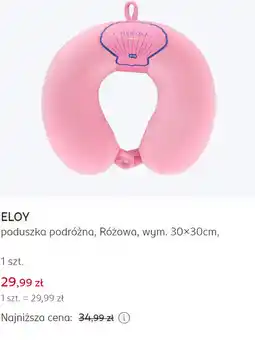 Rossmann ELOY poduszka podróżna, Różowa, wym. 30x30cm oferta