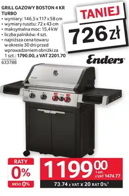 Selgros Grill Enders oferta