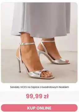Renee Sandały VICES na Szpilce z Kwadratowym Noskiem oferta
