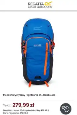 Regatta Plecak turystyczny Regatta Great Outdoors Highton V2 35 l Niebieski oferta