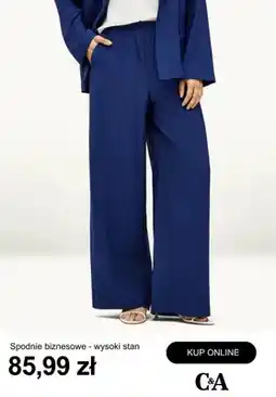C&A Spodnie biznesowe - wysoki stan C&A oferta