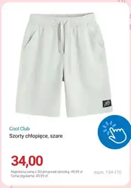 Smyk Szorty chłopięce Cool Club szare oferta