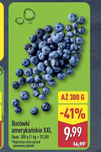 ALDI Borówki amerykańskie oferta