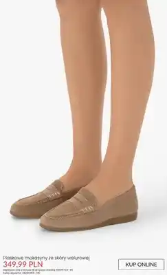Ryłko Piaskowe mokasyny ze skóry welurowej oferta