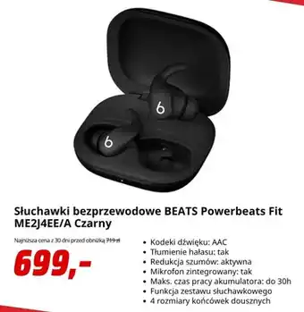 Słuchawki bezprzewodowe Beats Powerbeats Fit
