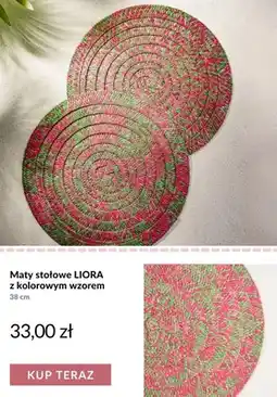 Homla Maty stołowe LIORA z kolorowym wzorem 38 cm oferta