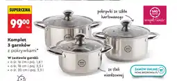 Biedronka Zestaw garnków MG Home oferta