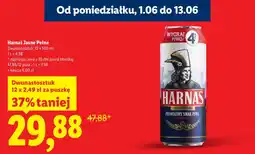 Lidl Piwo Harnaś oferta