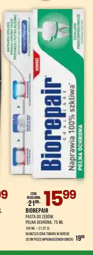 Drogerie Natura Pasta do zębów Biorepair oferta