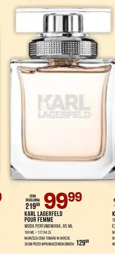 Drogerie Natura Woda perfumowana Karl Lagerfeld oferta