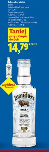 Lidl Wódka Żubrówka oferta