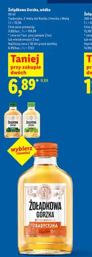 Lidl Wódka Żołądkowa Gorzka oferta