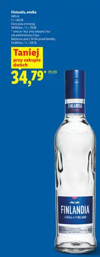 Lidl Wódka Finlandia oferta