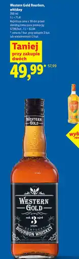 Lidl Whiskey Western Gold oferta