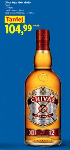 Lidl Whisky Chivas Regal oferta