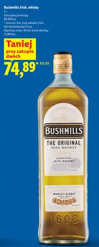 Lidl Whiskey Bushmills oferta