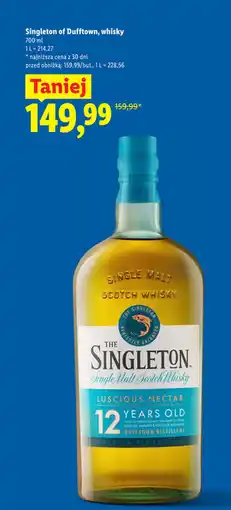 Lidl Whisky The Singleton oferta