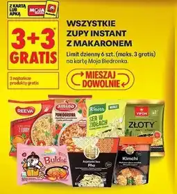 Biedronka Wszystkie zupy instant z makaronem oferta