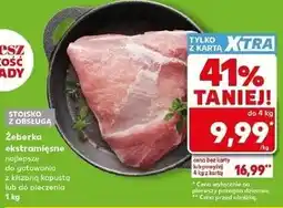 Kaufland Żeberka ekstramięsne oferta