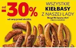 Kaufland Wszystkie Kiełbasy z naszej lady oferta