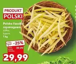 Kaufland Polska fasolka szparagowa żółta luzem oferta