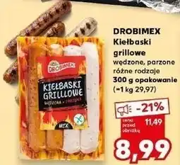 Kaufland Drobimex Kiełbaski grillowe wędzone, parzone oferta