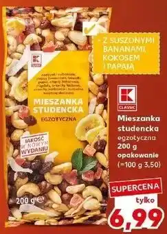 Kaufland K-Classic Mieszanka studencka egzotyczna oferta
