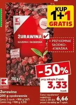 Kaufland K-Classic Żurawina oferta