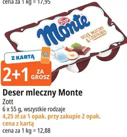 E.Leclerc Deser mleczny Monte Zott oferta