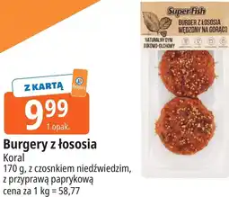E.Leclerc Burgery z łososia Koral oferta
