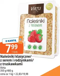 E.Leclerc Naleśniki klasyczne/ z serem i rodzynkami/ z truskawkami Virtu oferta
