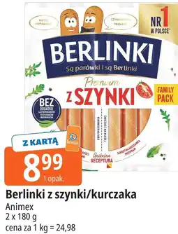 E.Leclerc Berlinki z szynki/kurczaka Animex oferta