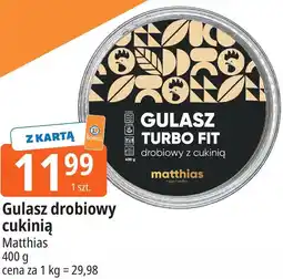 E.Leclerc Gulasz drobiowy z cukinią Matthias oferta